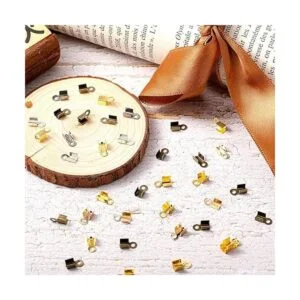 1000 piezas de extremos de cable plegables puntas de_3