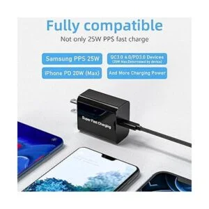 Cargador USB C de 25 W para Samsung Galaxy S21S21_3