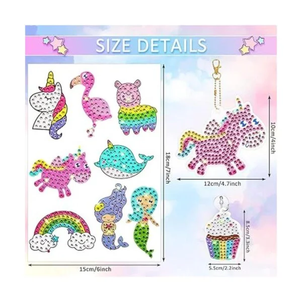 26 piezas de joyas de diamantes para niños lindas_3
