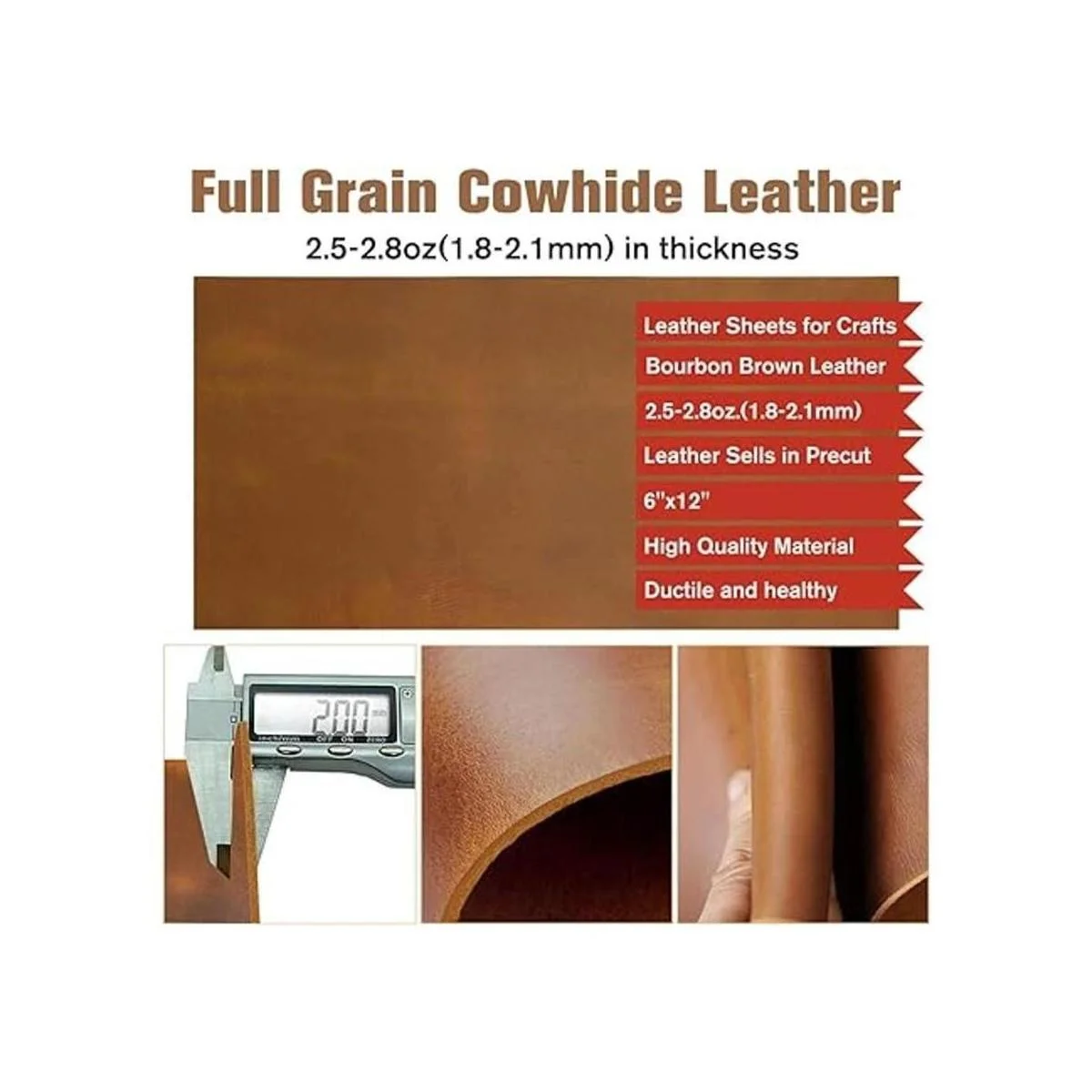 Hojas de cuero gruesas para manualidades herramientas de_2