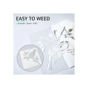 Paquete de 13 vinilos de transferencia de calor blanco HTV_4