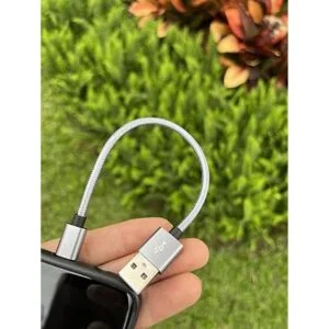 SUMPK Cable micro USB corto de 8 pulgadas cable de carga_6