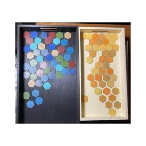 Honbay 100 piezas hexagonales de 0.984 in1 pulgada sin_5