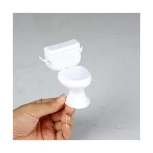 Haoyunlai 3 piezas Mini asiento de inodoro de juguete para_4
