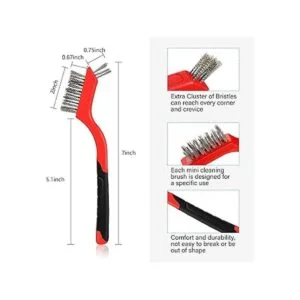 Juego de cepillos de alambre para limpiar la eliminación_3