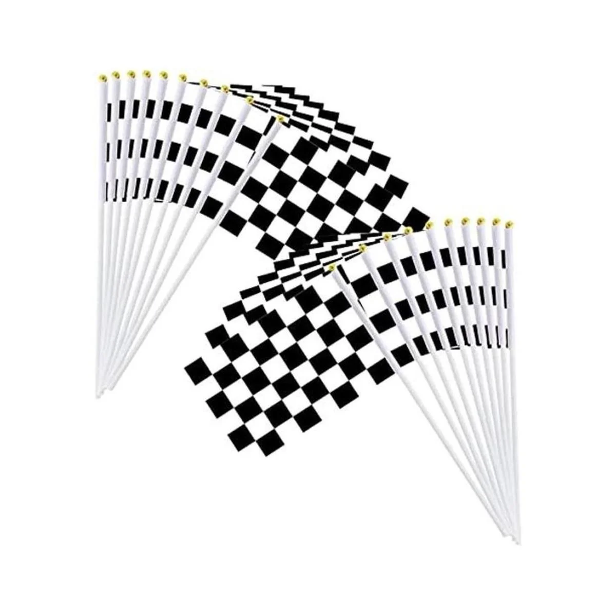 Piokio Paquete de 20 banderas de palo de carreras a_1
