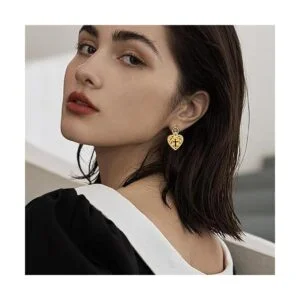 50pcs 0.630 in aleación corazón cruz encantos hueco_5