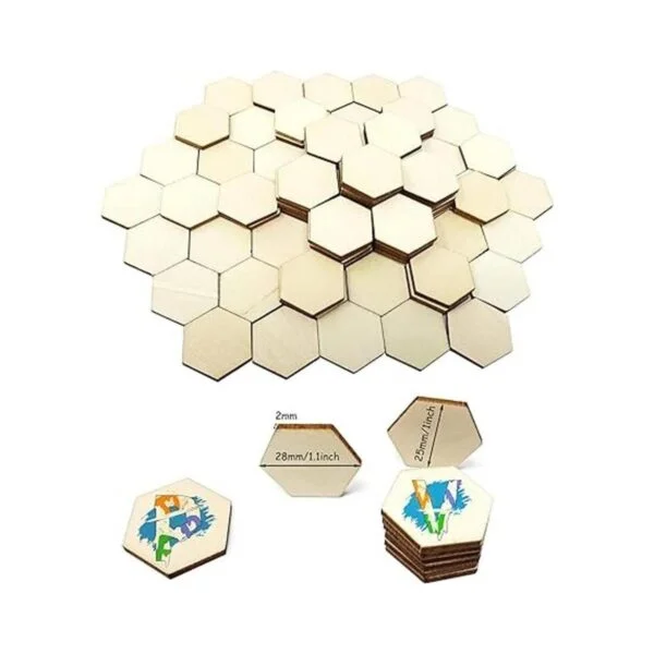 Honbay 100 piezas hexagonales de 0.984 in1 pulgada sin_2