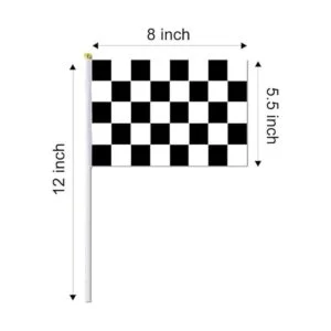Piokio Paquete de 20 banderas de palo de carreras a_2
