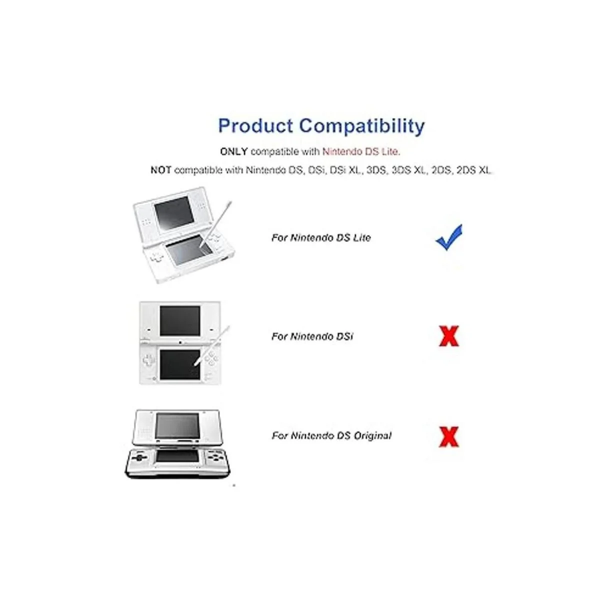 DS Lite Kit de cable de carga USB 2 cables de carga de_2