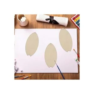 Adornos colgantes de madera para tablas de surf con forma_5