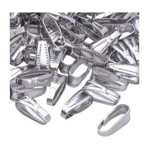 200pcs de acero inoxidable Snap Bail Hook Pinch Clip de_4