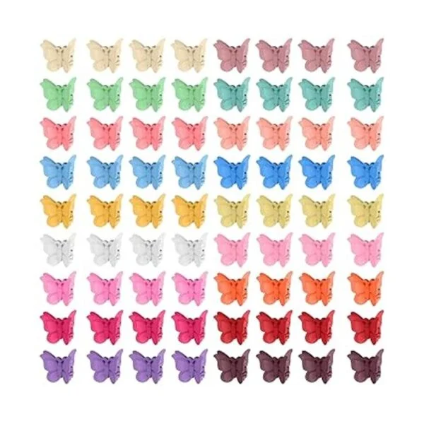 50 pinzas de pelo de mariposa hermosas para Tiweio mini_4