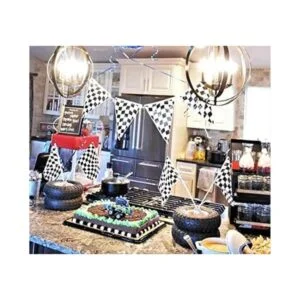 Piokio Paquete de 20 banderas de palo de carreras a_5