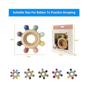 Arudyo Juguetes de dentición para bebés mordedores de_5