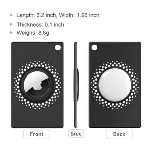 Paquete de 2 soportes para cartera Airtag tarjeta delgada_4