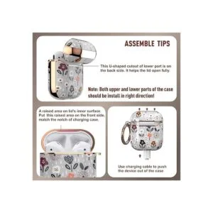 wenew Funda protectora para Airpods diseñada para Apple_5