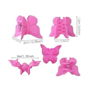 50 pinzas de pelo de mariposa hermosas para Tiweio mini_3
