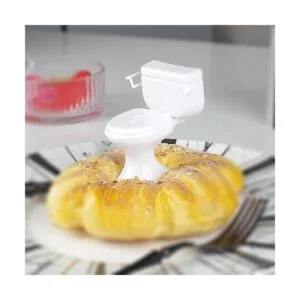 Haoyunlai 3 piezas Mini asiento de inodoro de juguete para_2