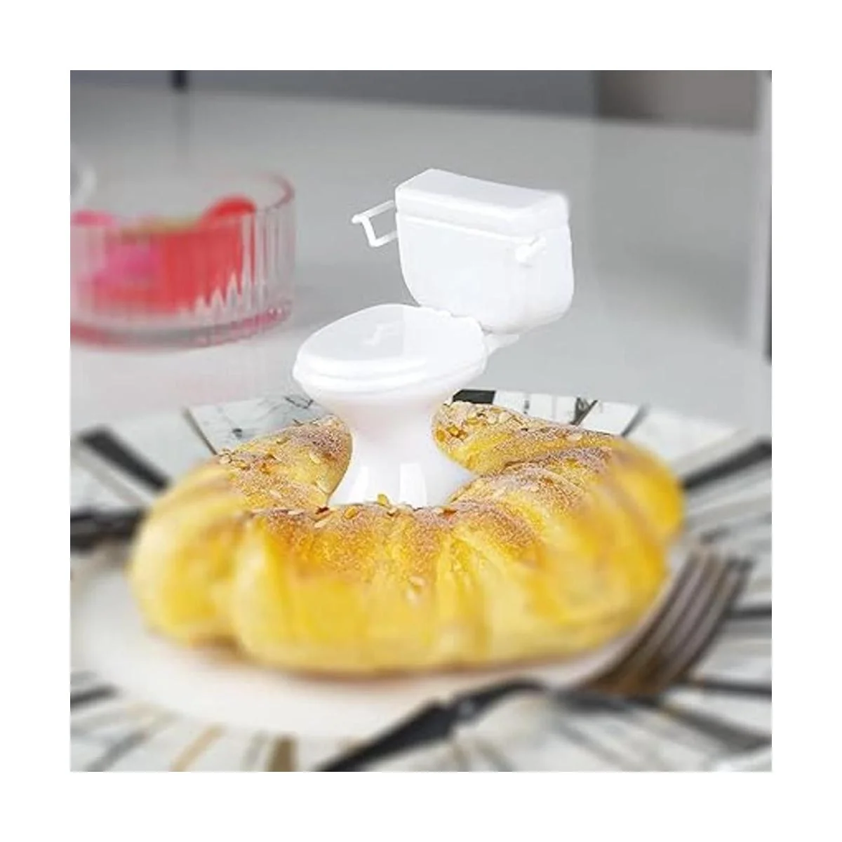 Haoyunlai 3 piezas Mini asiento de inodoro de juguete para_2