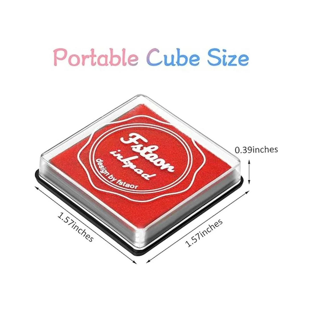 Fstaor Almohadillas de tinta lavables de 20 colores para_2