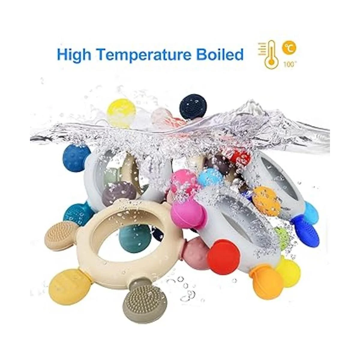 Arudyo Juguetes de dentición para bebés mordedores de_3