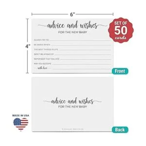 321Done Advice and Wishes for the New Baby 50 tarjetas_2