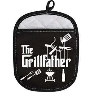 Grill Master BBQ Lover Gift The Grillfather Funny_1