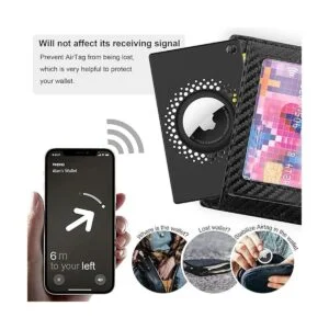 Paquete de 2 soportes para cartera Airtag tarjeta delgada_2