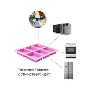 Moldes de jabón de silicona moldes rectangulares de_3