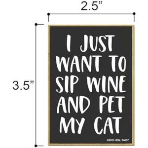 Honey Dew Gifts I Just Want to Beip Wine and Pet My Cat_2