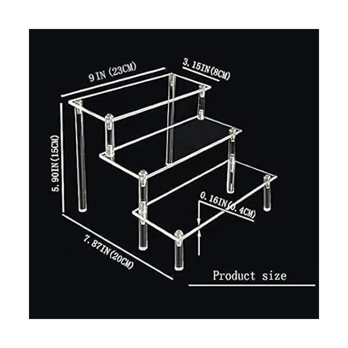 Elevadores de exhibición de acrílico soporte de_6
