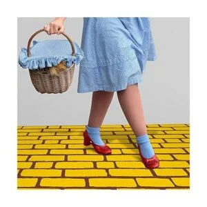 2 hojas 4.5 x 9 pies amarillo ladrillo camino camino_7