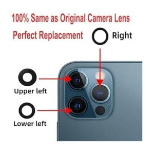 LEAFE Reemplazo de lente de cámara para iPhone 12 Pro Max_4