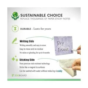 Notas adhesivas de borrado en seco paquete de 12_2