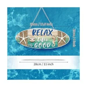 Letrero de playa para colgar en el mar decoración de_2