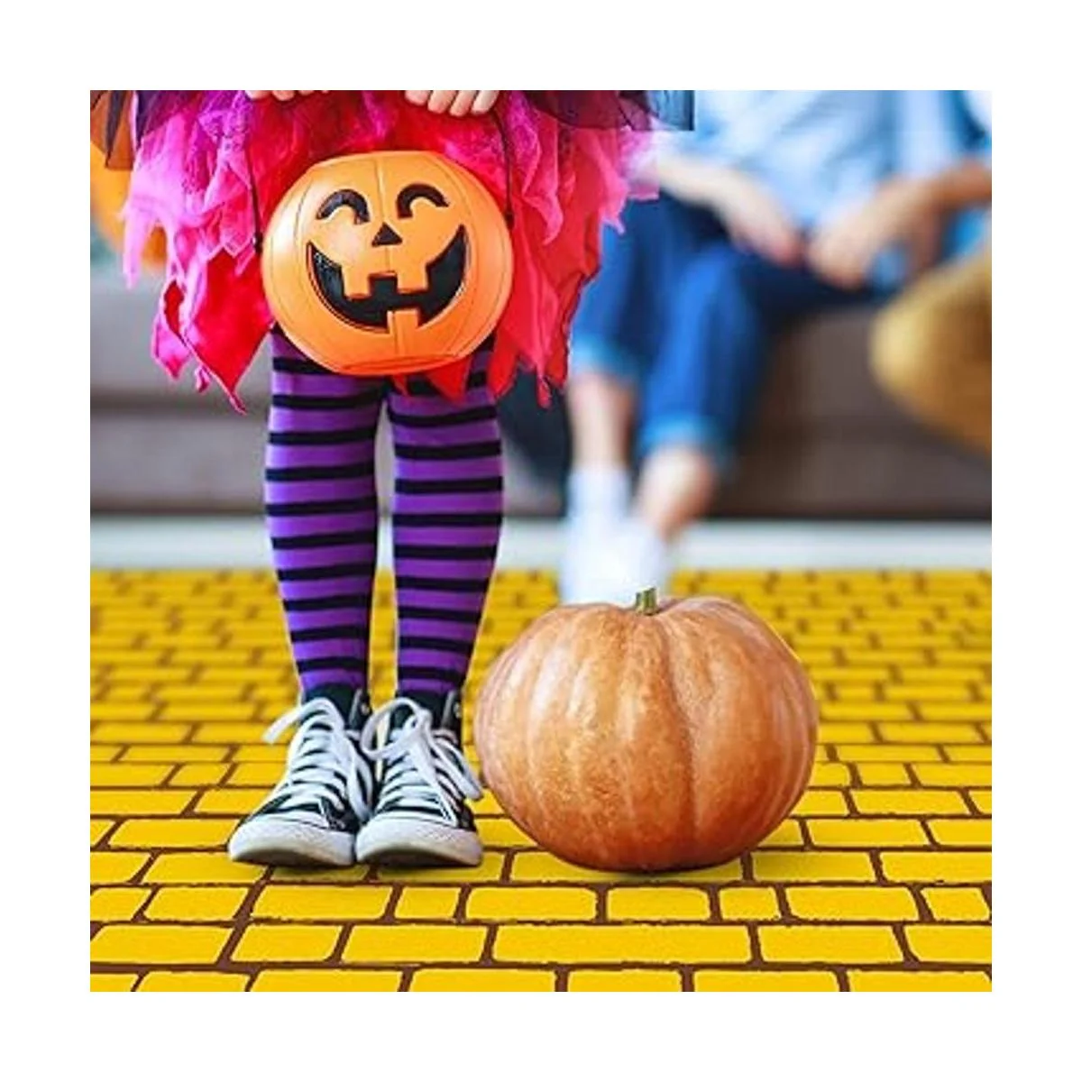 2 hojas 4.5 x 9 pies amarillo ladrillo camino camino_5