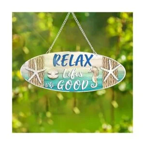 Letrero de playa para colgar en el mar decoración de_5