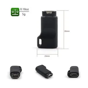 Paquete de 2 conectores de carga USBC hembra para relojes_5