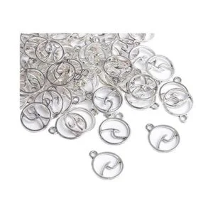 Acxico 50 piezas de plata envejecida para hacer joyas_1