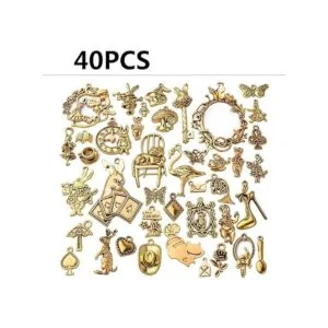 40 dijes de Alicia en el país de las maravillas con_2