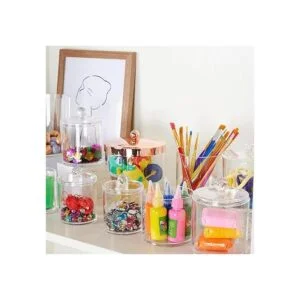 SheeChung paquete de 4 jarros de plástico acrílico para_7