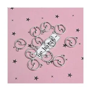 Acxico 50 piezas de plata envejecida para hacer joyas_6