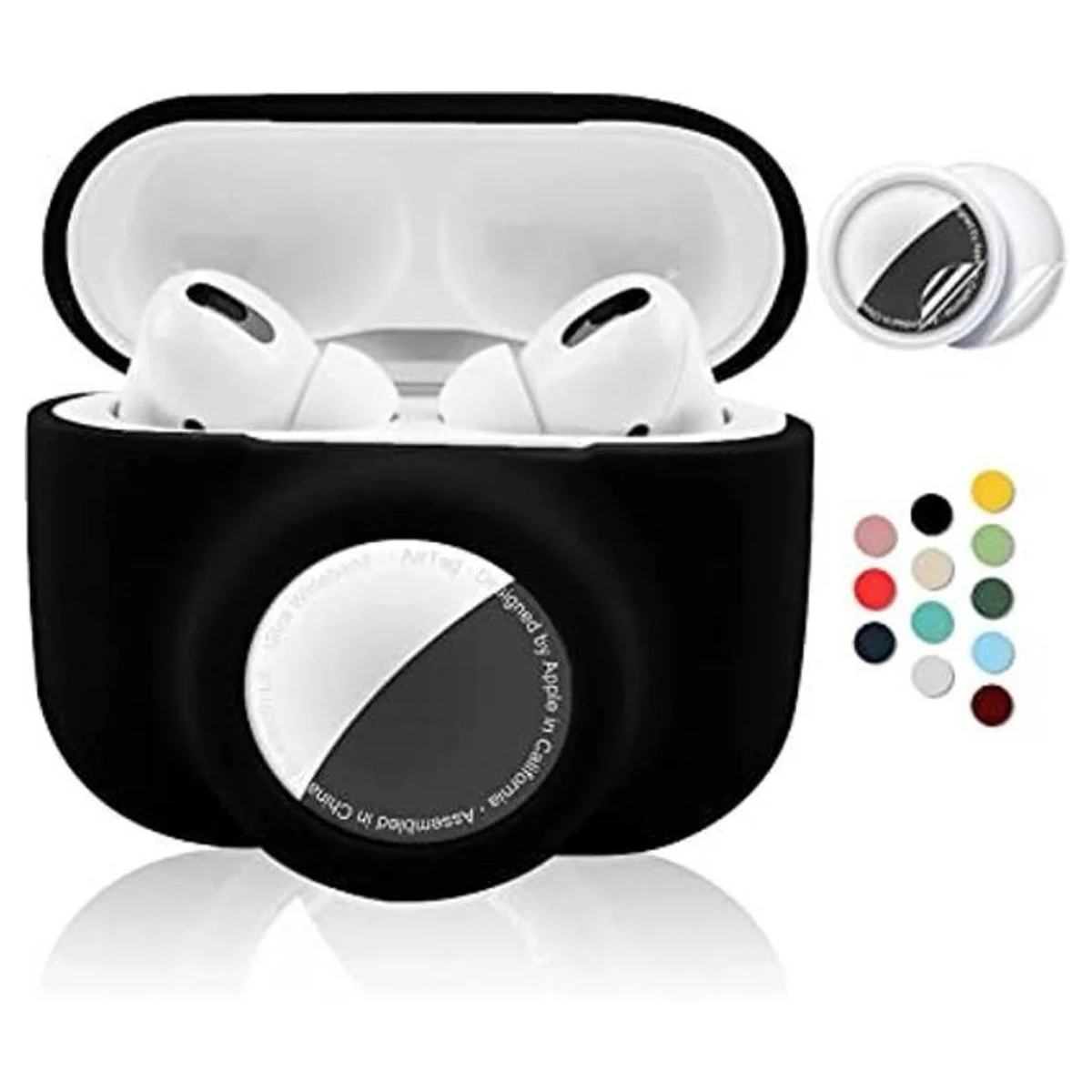 Funda protectora 2 en 1 para Apple AirPods Pro Air Tag_1