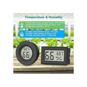 Paquete de 5 mini termómetro digital higrómetro monitor_2