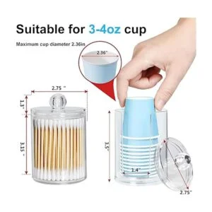 Paquete de 2 dispensadores pequeños de papel desechables_2