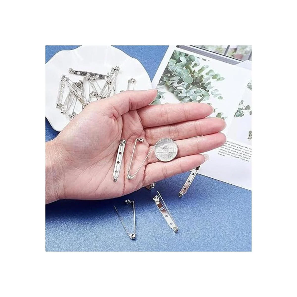 KISSITTY Broche de hierro de tres agujeros de 50 piezas_4