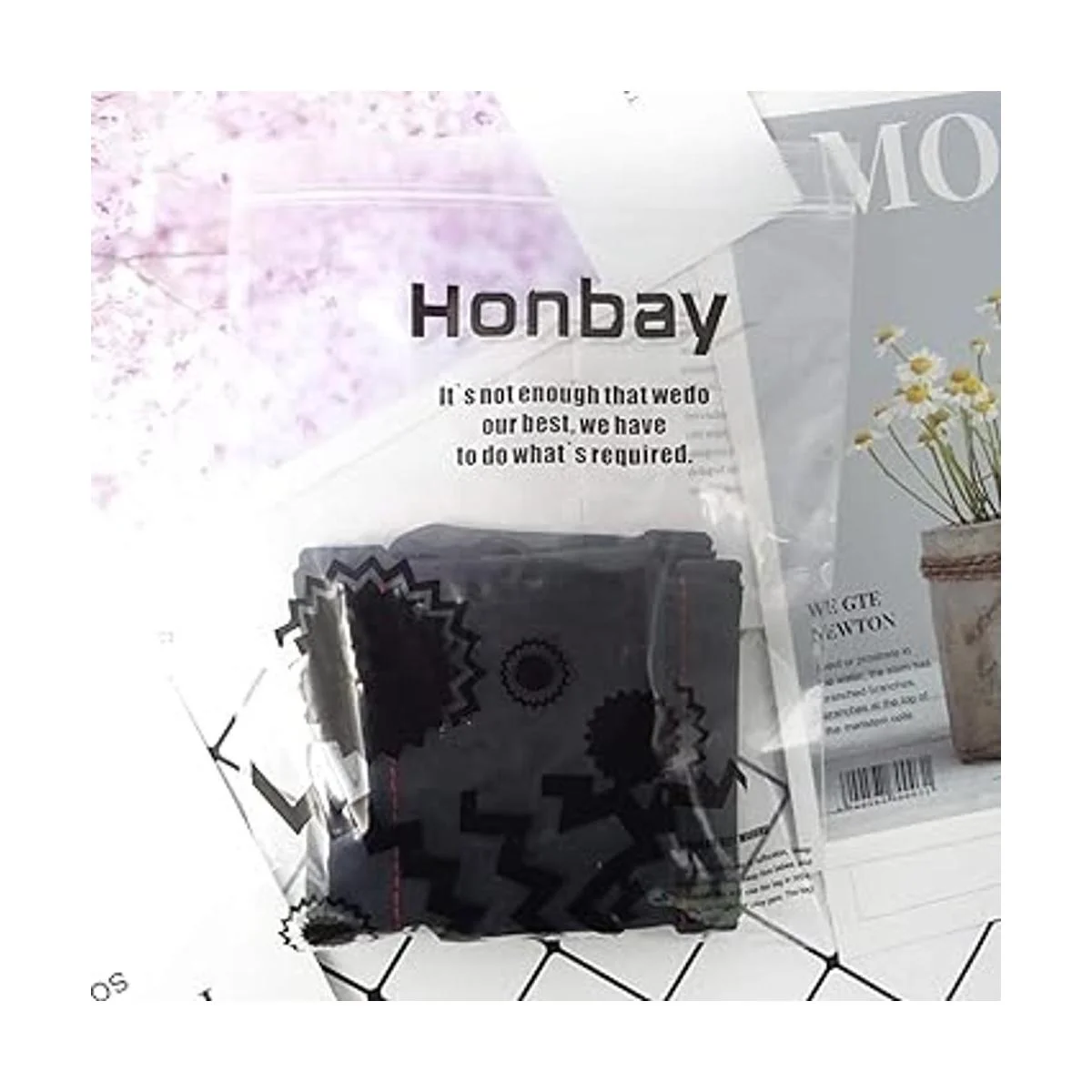 Honbay 4 bolsas de piel sintética para auriculares con_7