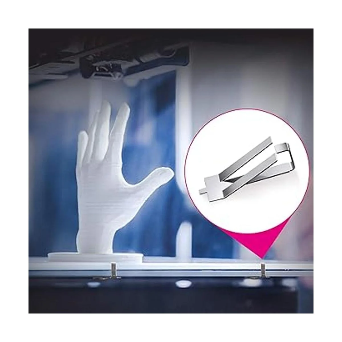 PAGOW 10pcs Ender 3 de vidrio cama Spring Turn Clips para_4