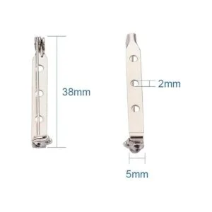 KISSITTY Broche de hierro de tres agujeros de 50 piezas_2